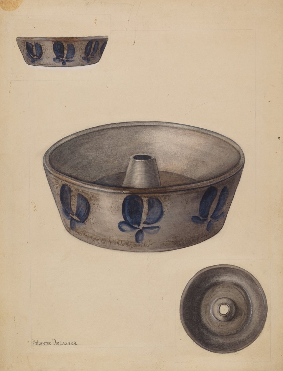 Leivinastia, c. 1936. tekijältä Yolande Delasser