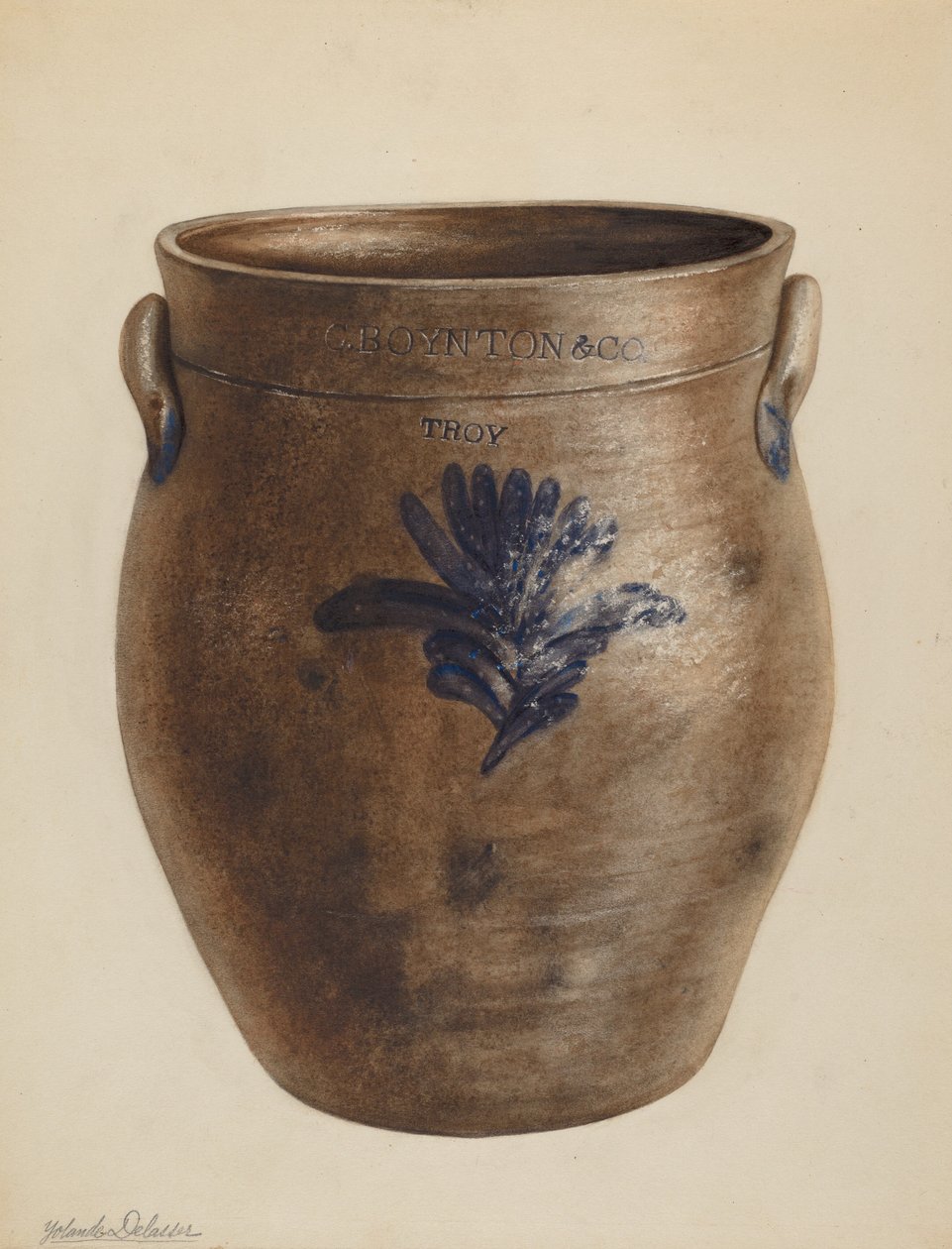 Crock, c. 1937. tekijältä Yolande Delasser