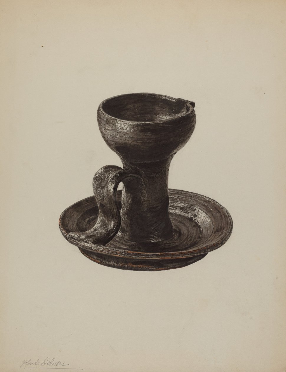 Rasvalamppu, c. 1939. tekijältä Yolande Delasser