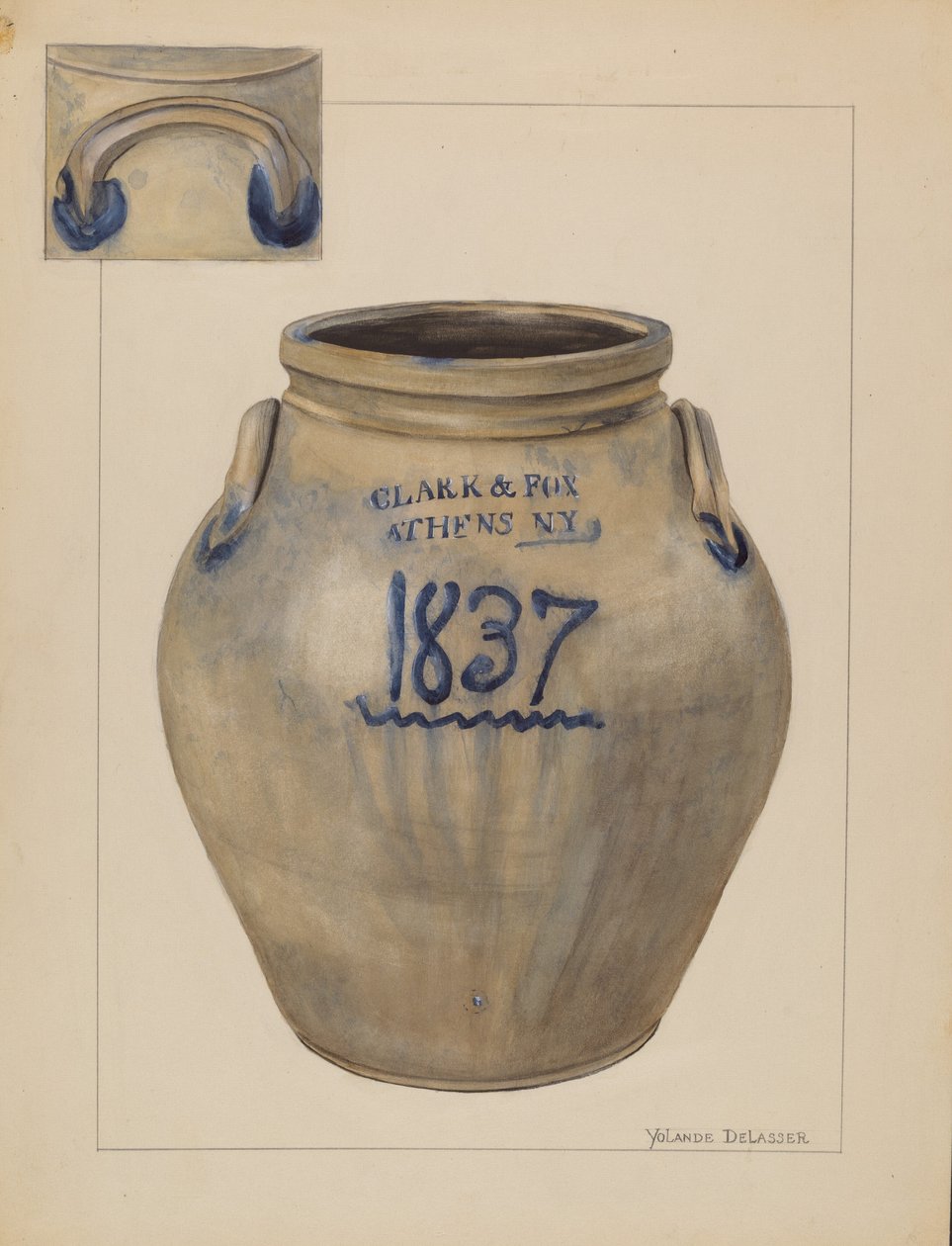 Jar, c. 1936. tekijältä Yolande Delasser