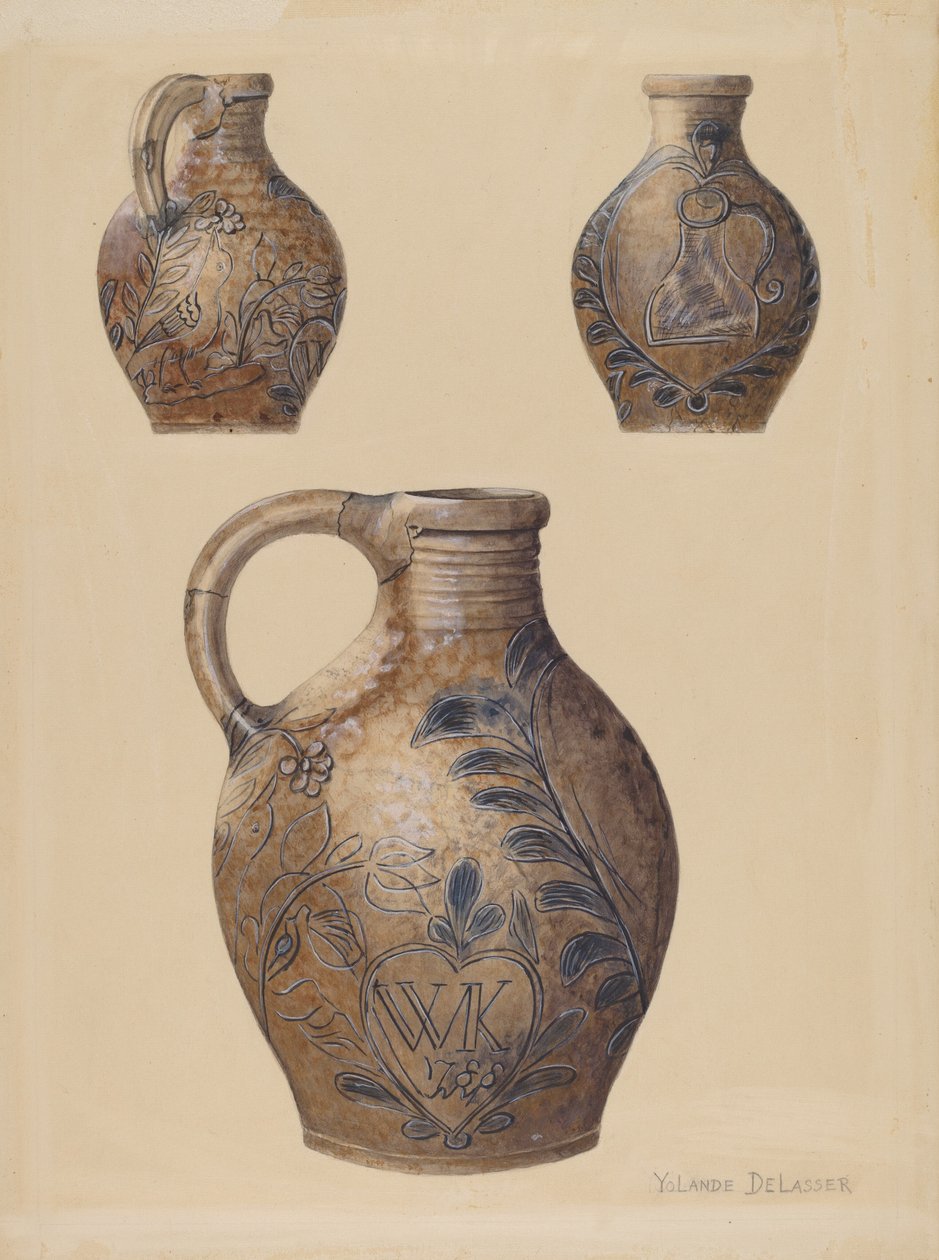 Kannu, c. 1938. tekijältä Yolande Delasser