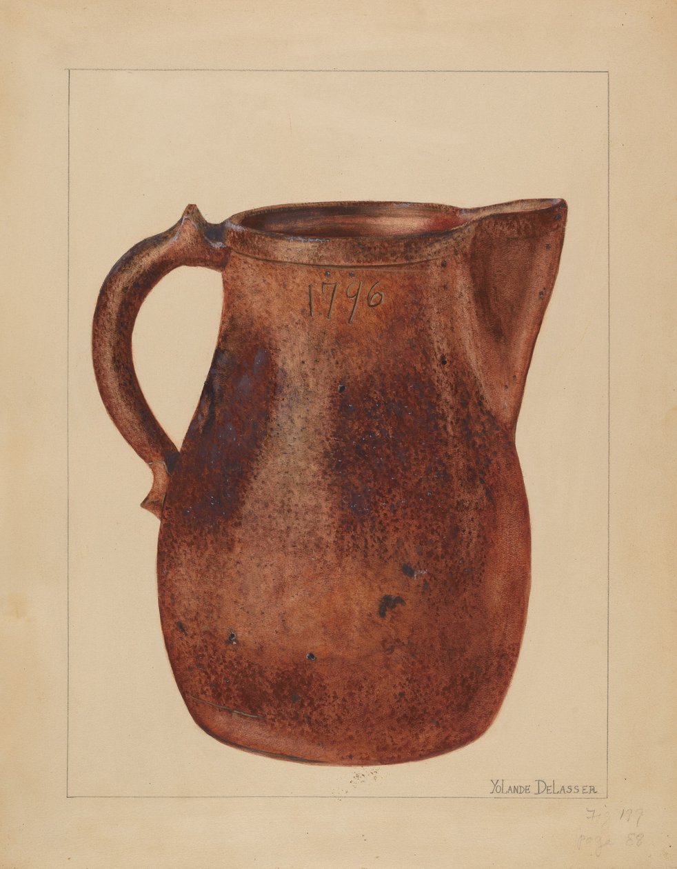 Kannu, c. 1937. tekijältä Yolande Delasser