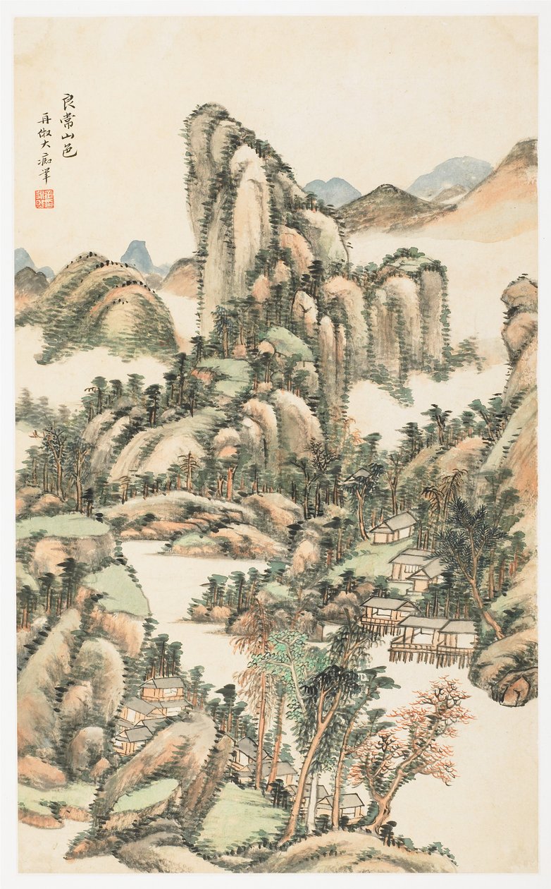 Mountain Color Liangchang-vuorella, 12 lehden albumista tekijältä Yongxi Jin