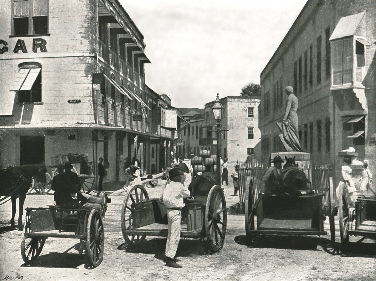 High Street, Bridgetown, Barbados, 1895. tekijältä York and Son