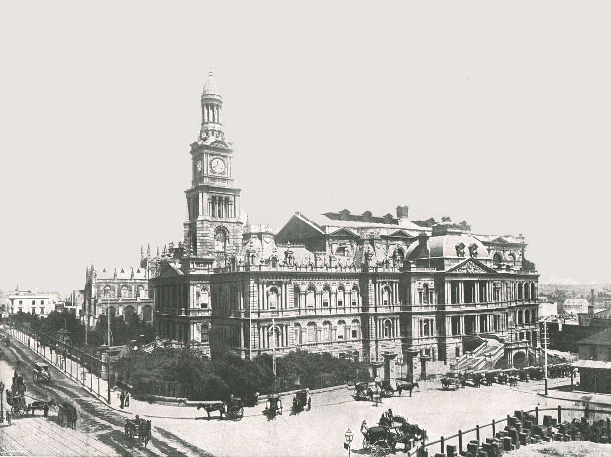 Uusi kaupungintalo, Sydney, Australia, 1895. tekijältä York and Son