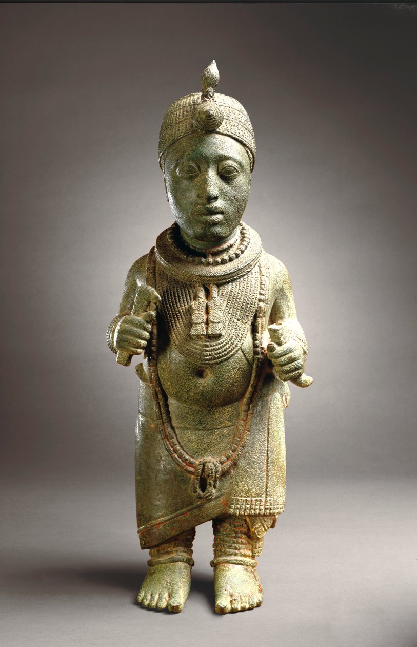 Oni-hahmo, Ife (sinkkimessinki), c. 14. v. tekijältä Yoruba Culture
