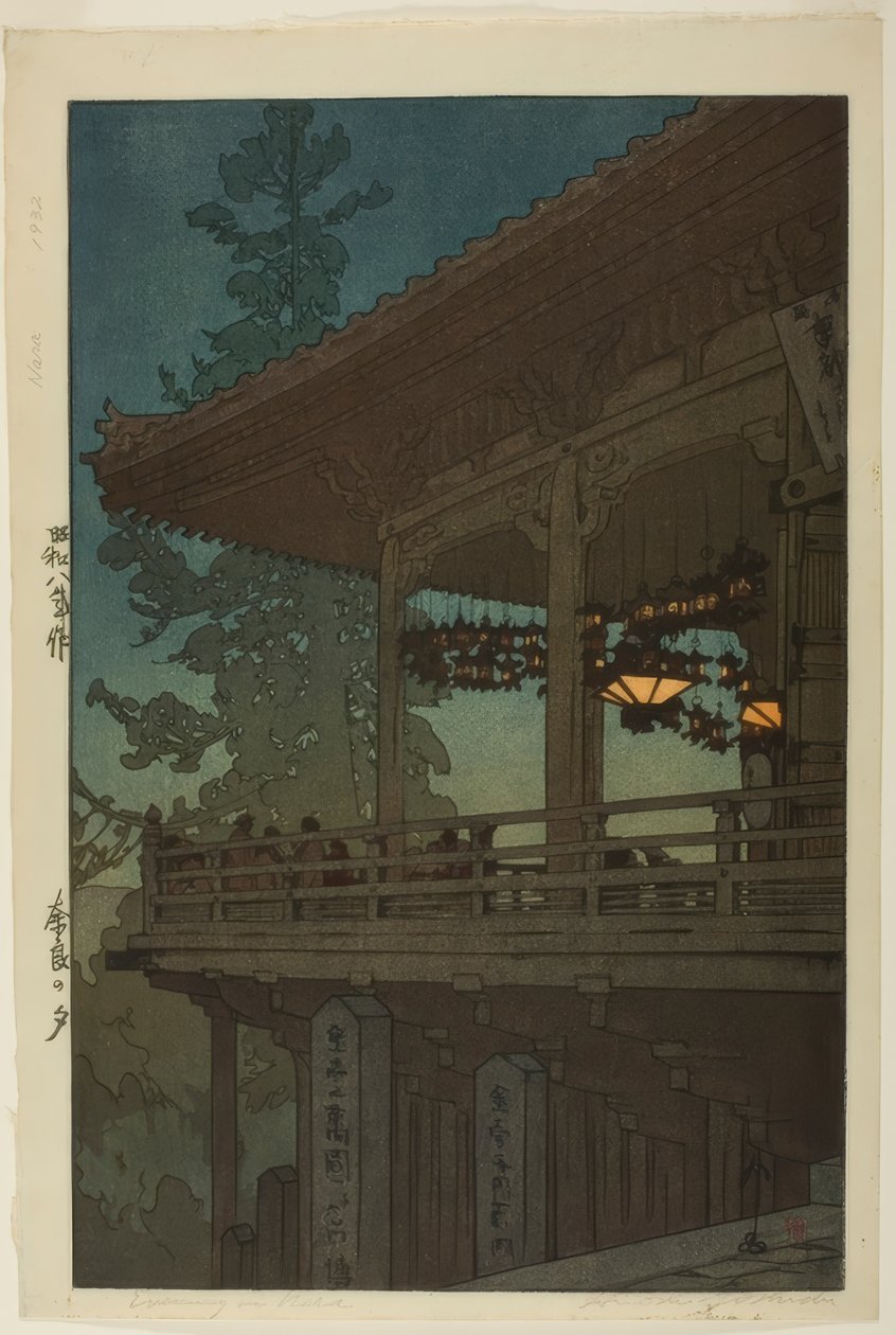 Ilta Narassa, sarjasta "Kansai District" tekijältä Yoshida Hiroshi