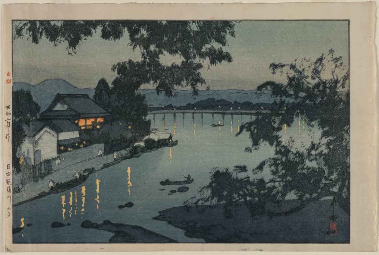 Ilta Chikugo-joella tekijältä Yoshida Hiroshi