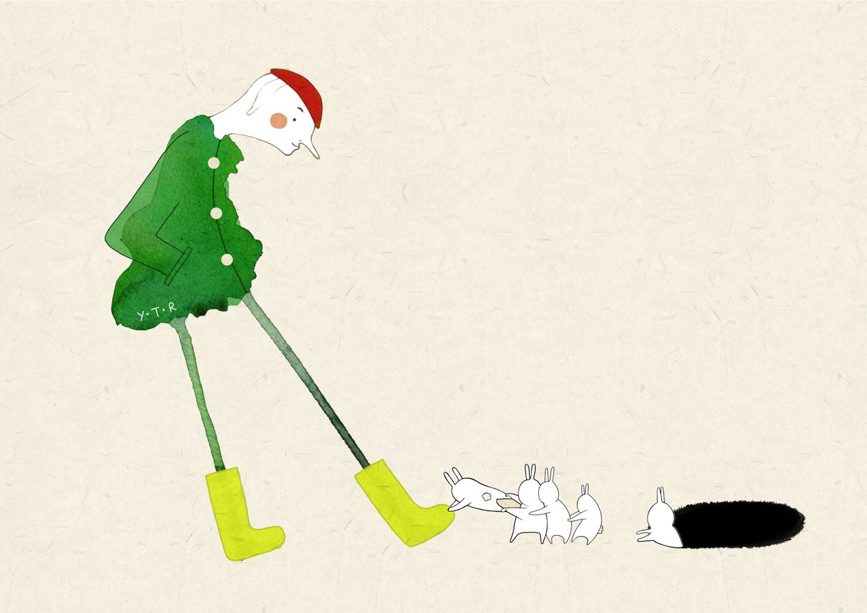 Nämä saappaat, 2014, (mix media) tekijältä Yoyo Zhao