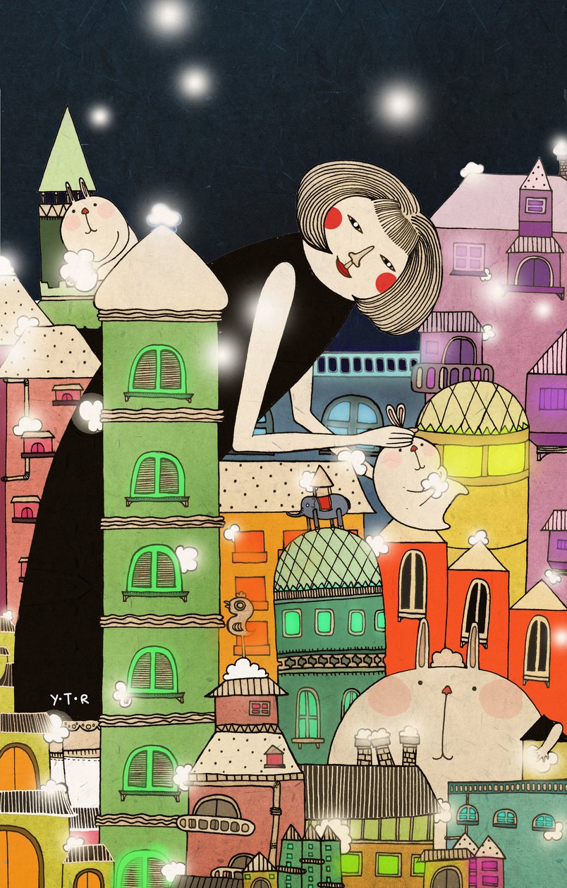 Moldy city, 2013, (digitaalinen) tekijältä Yoyo Zhao