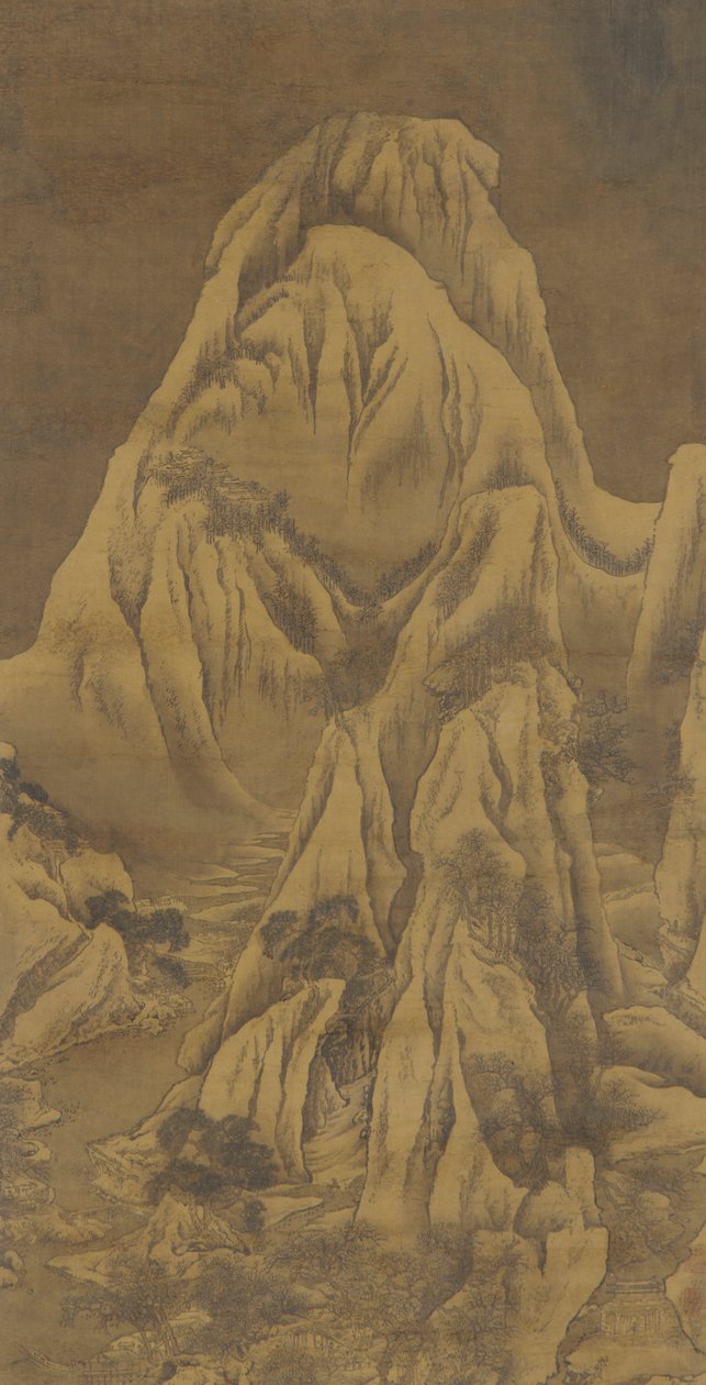 Talvimaisema, Qing-dynastia, 1700-luku. tekijältä Yuan Jiang