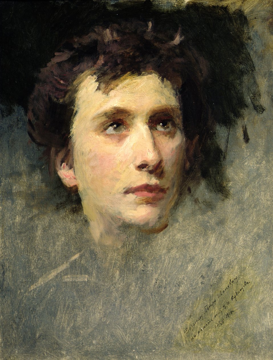 Muotokuva säveltäjä Pjotr Iljitš Tšaikovskista, 1850-luku tekijältä Yury Jacovlevich Lehman