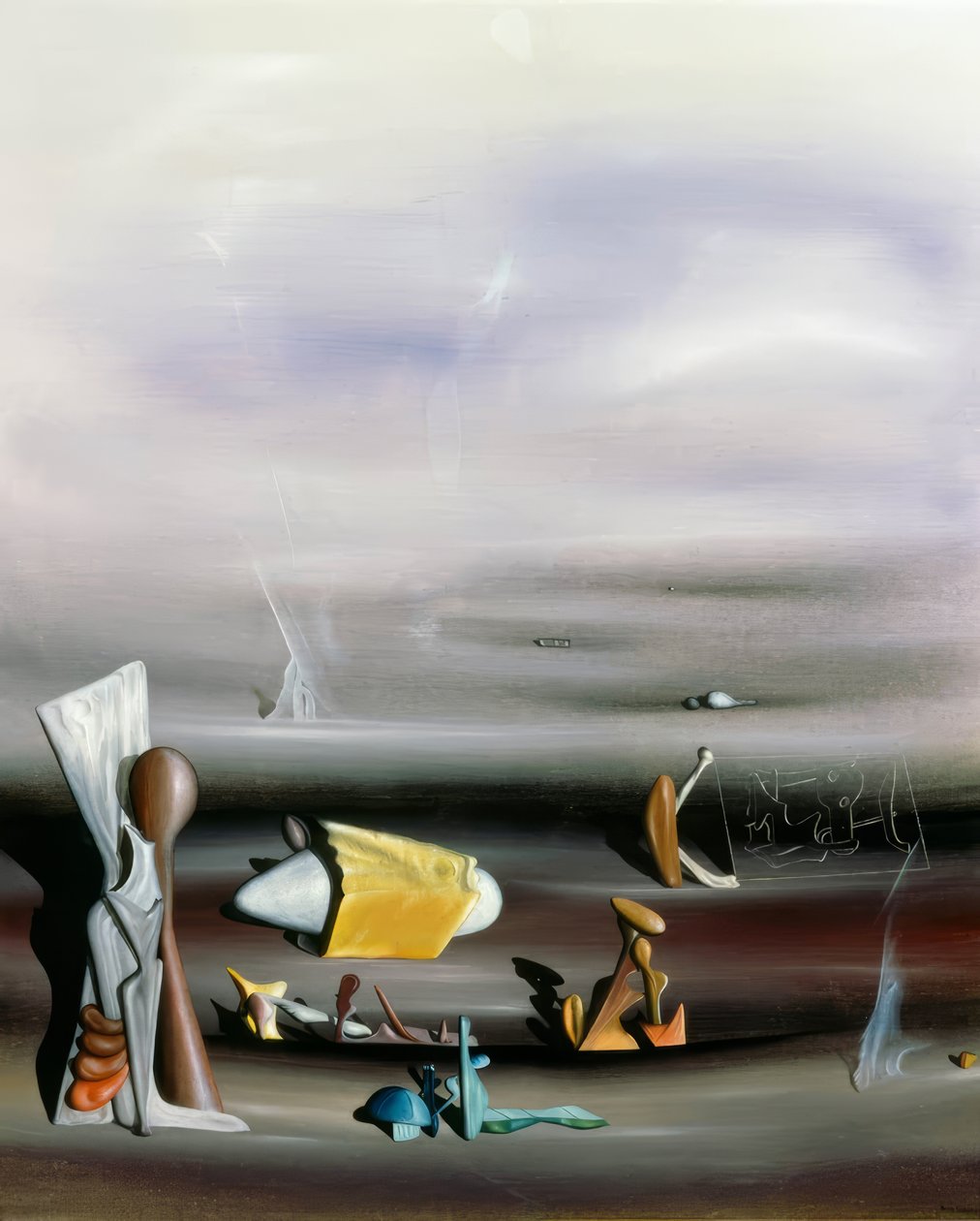 Rakentaminen ja tuhoaminen tekijältä Yves Tanguy