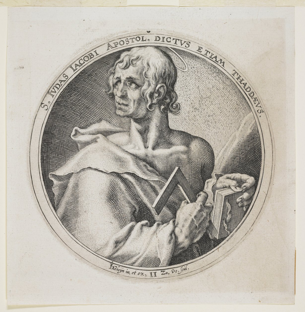 Pyhä Juudas, 1591-92 tekijältä Zacharias Dolendo