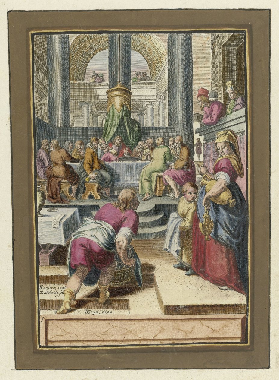 Viimeinen ehtoollinen Passion of Christ (sarjan nimi) tekijältä Zacharias Dolendo