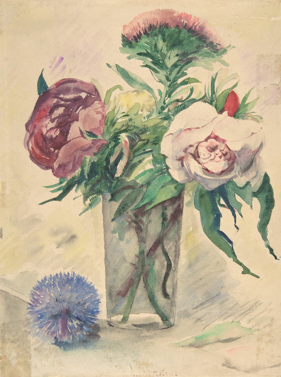 Kukkia maljakossa, n. 1884-1904. tekijältä Zacharie Astruc