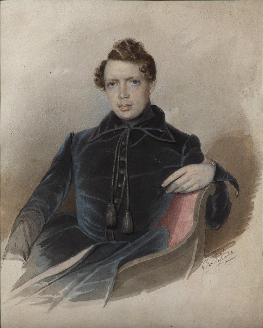 Andrei Nikolajevitš Muravjovin muotokuva 1806-1874, 1841 tekijältä Zakharov