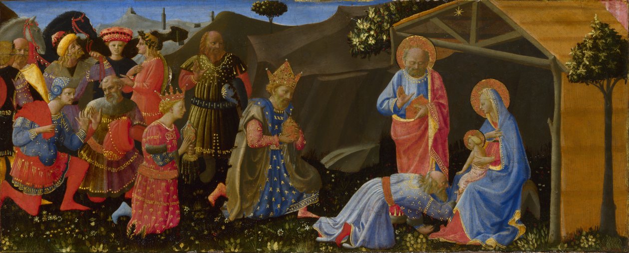 The Adoration of the Magi, n. 1433-1434 tekijältä Zanobi Strozzi
