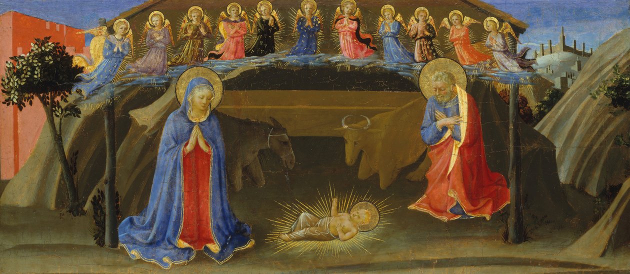 Syntymä, n. 1433-34. tekijältä Zanobi di Benedetto Strozzi