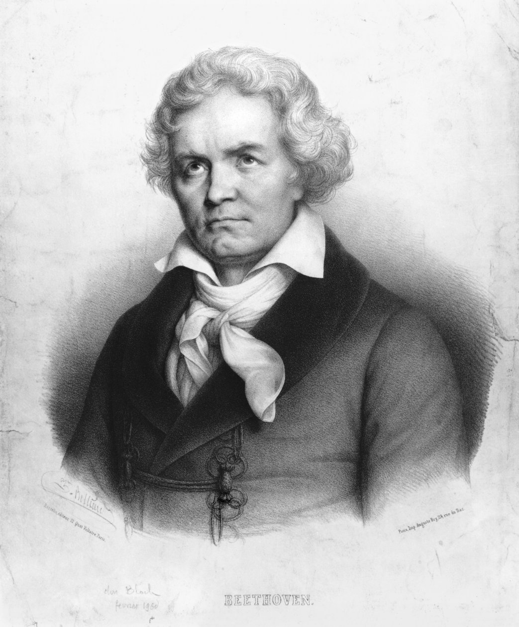 Ludwig van Beethoven (1770-1827) tekijältä Zephirin Felix Jean Marius Belliard