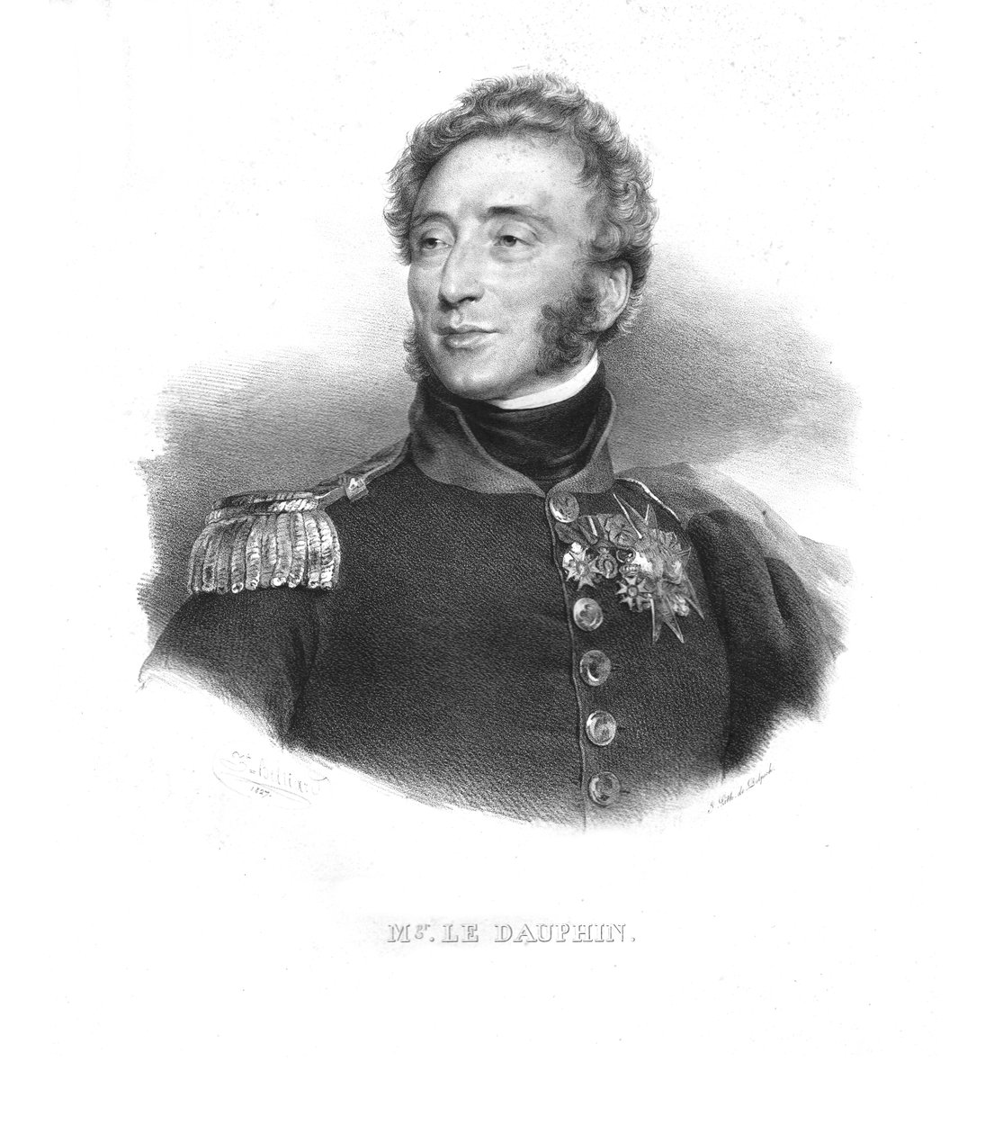 Louis-Antoine, Angoulemen herttua, 1820-luku. tekijältä Zephirin Felix Jean Marius Belliard