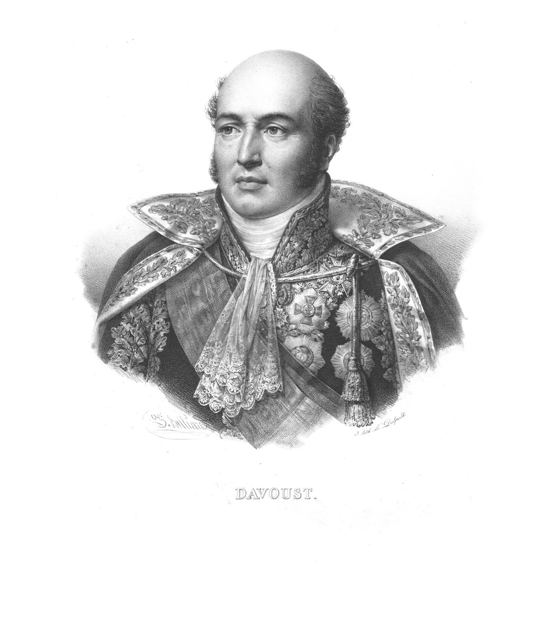 Louis Nicolas dAvout, 1830 tekijältä Zephirin Felix Jean Marius Belliard