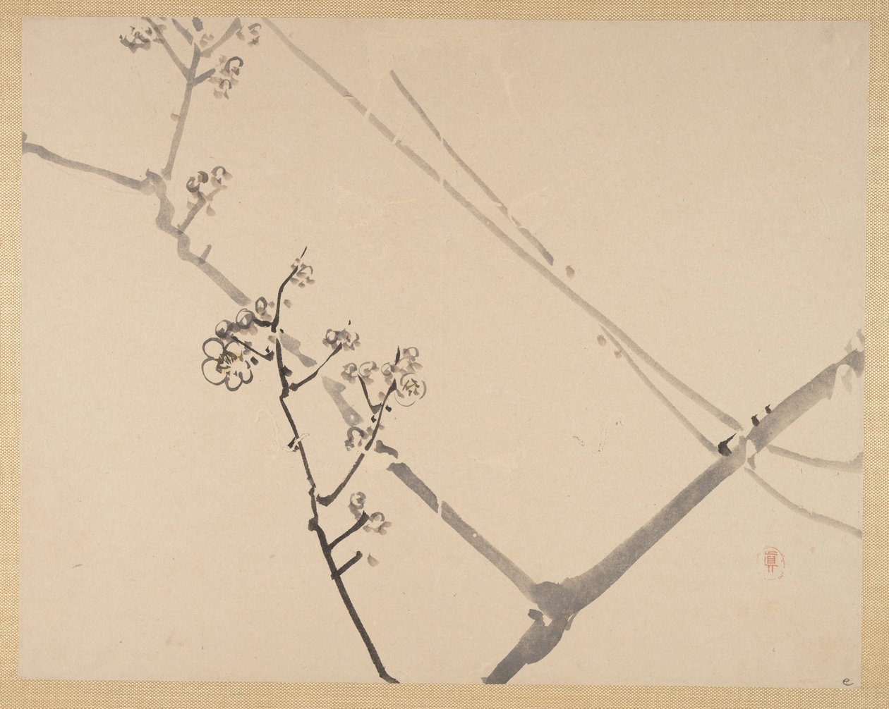 Maalaus tekijältä Zeshin Shibata