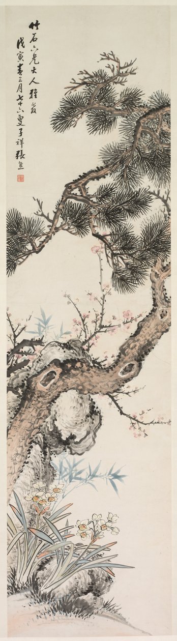 Kolme puhdasta, 1800-luku. tekijältä Zhang Xiong