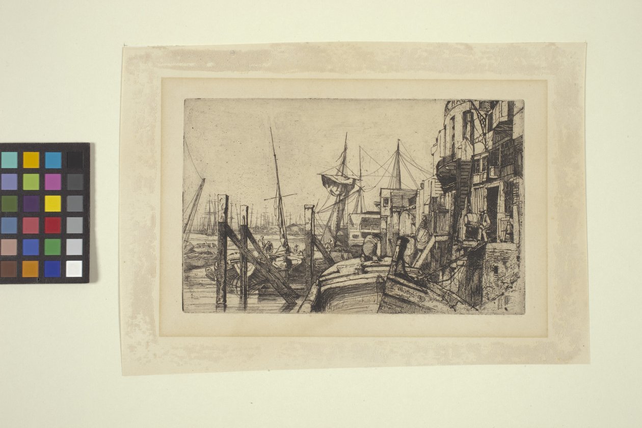 Limehouse (etsaus) tekijältä Zhao Mengfu Chao Meng Fu or