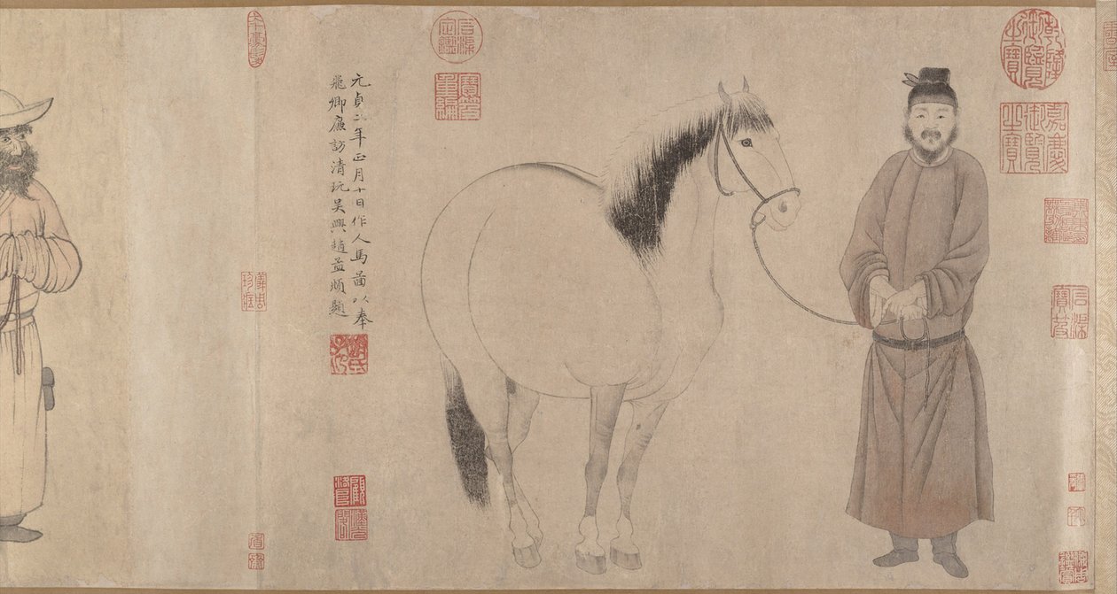 Sulhaset ja hevoset tekijältä Zhao Mengfu Chao Meng Fu or