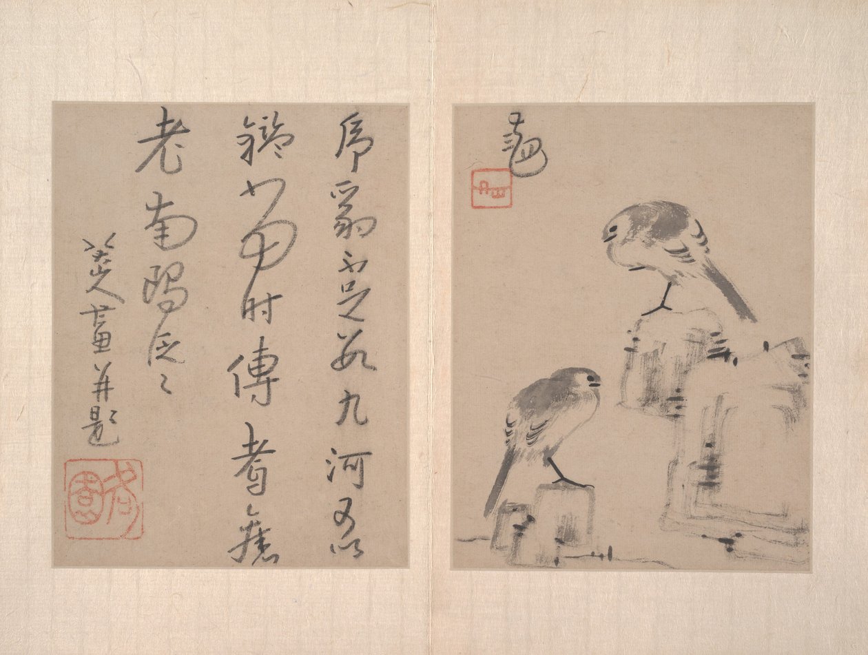  tekijältä Zhu da (attr.to) Bada Shanren