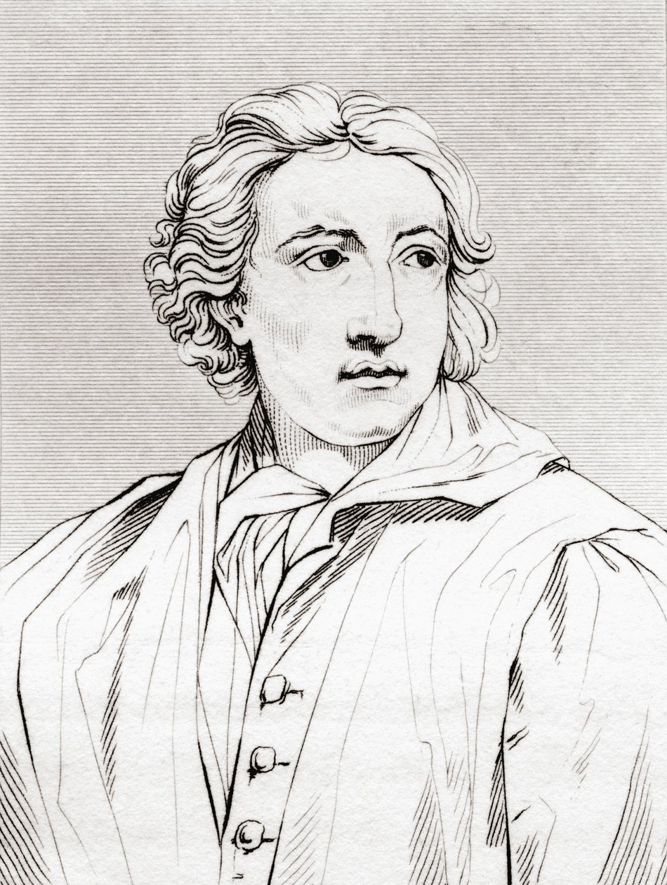 Anton Raphael Mengs (1728 1779), saksalainen taidemaalari, The Historic Gallery of Portraits and Paintings, julkaistu 1808 tekijältä Ferdinand Georg Waldmuller