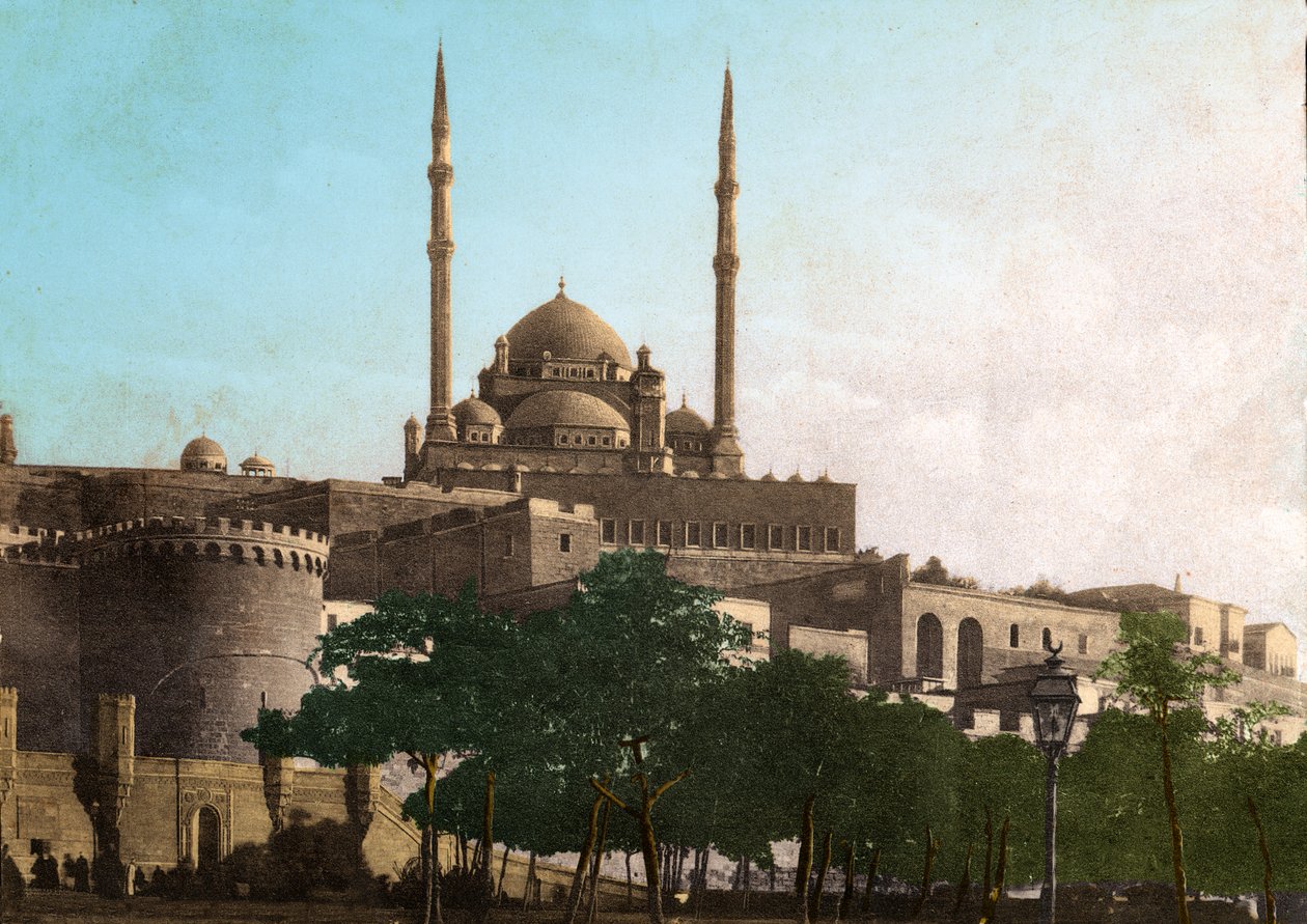 Kairo, Saladinin linnoitus (Egypti). noin 1920 (kuva) tekijältä . .