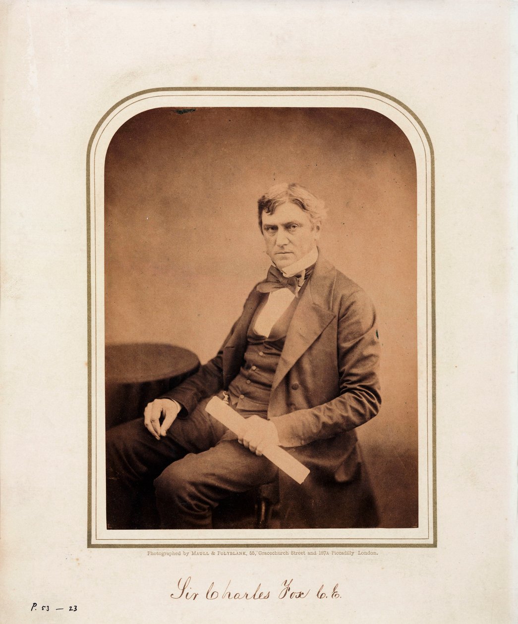 Charles Fox, insinööri tekijältä Ferdinand Georg Waldmuller