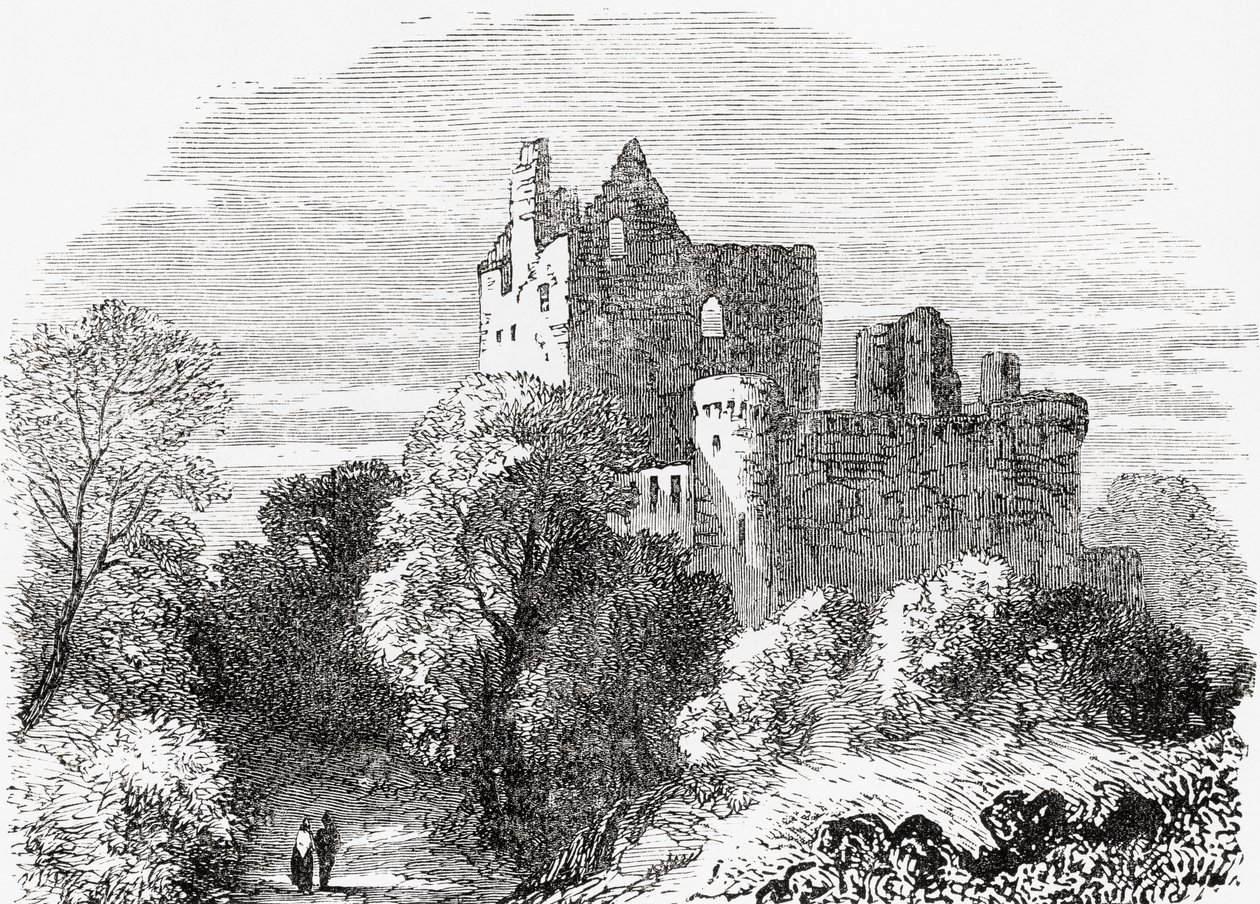 Craigmillarin linna, Edinburgh, Skotlanti. tekijältä . .