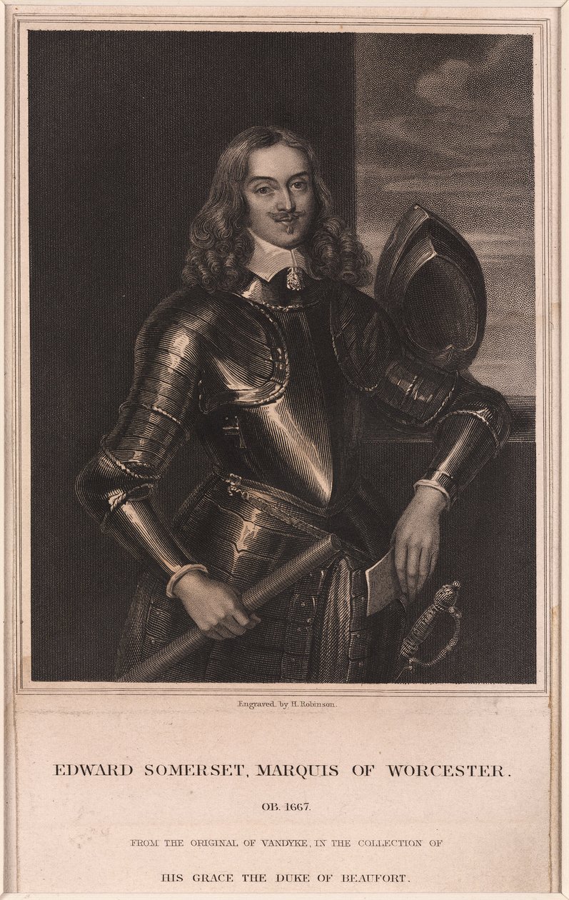 Edward Somerset, Worcesterin markiisi, n. 1640 tekijältä Frederick (attr. to) Barnard