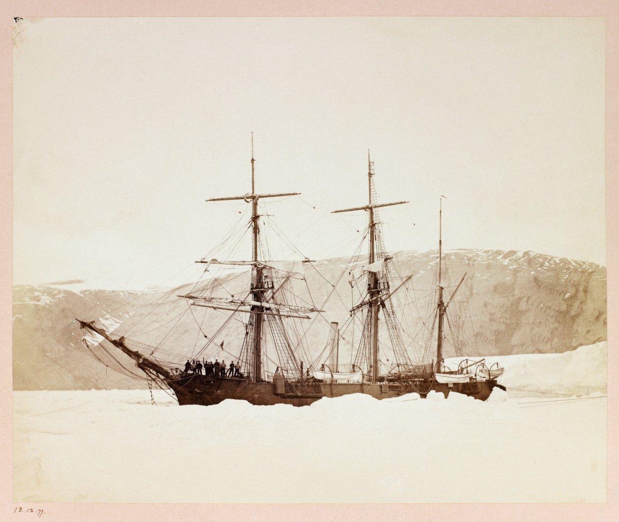 Kapteeni George Naresin (1831-1915) arktinen tutkimusmatka (1875-1876): H tekijältä Frederick (attr. to) Barnard