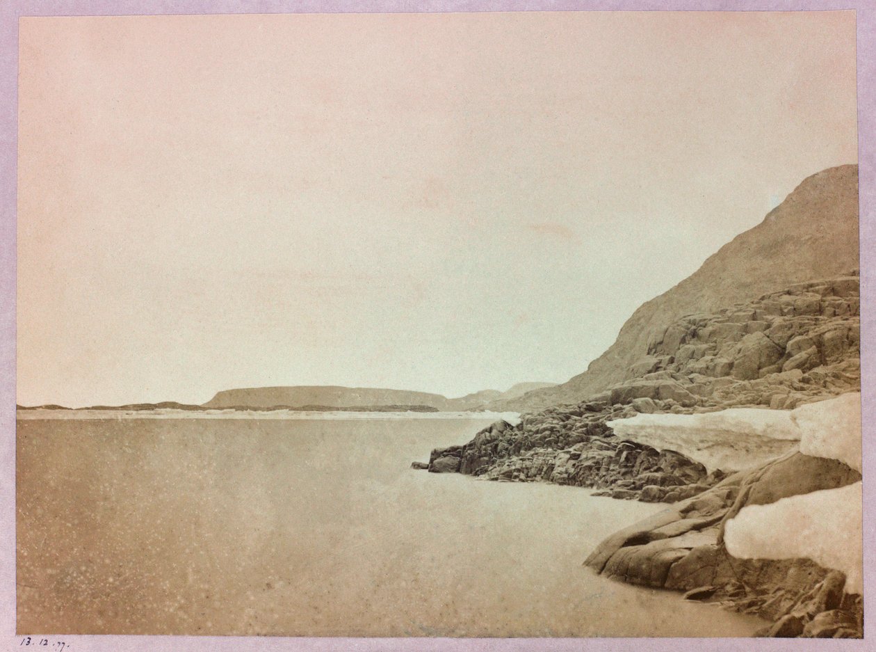 Kapteeni George Naresin (1831-1915) arktinen tutkimusmatka (1875-1876): Katse etelään Cape Payerista tekijältä Frederick (attr. to) Barnard