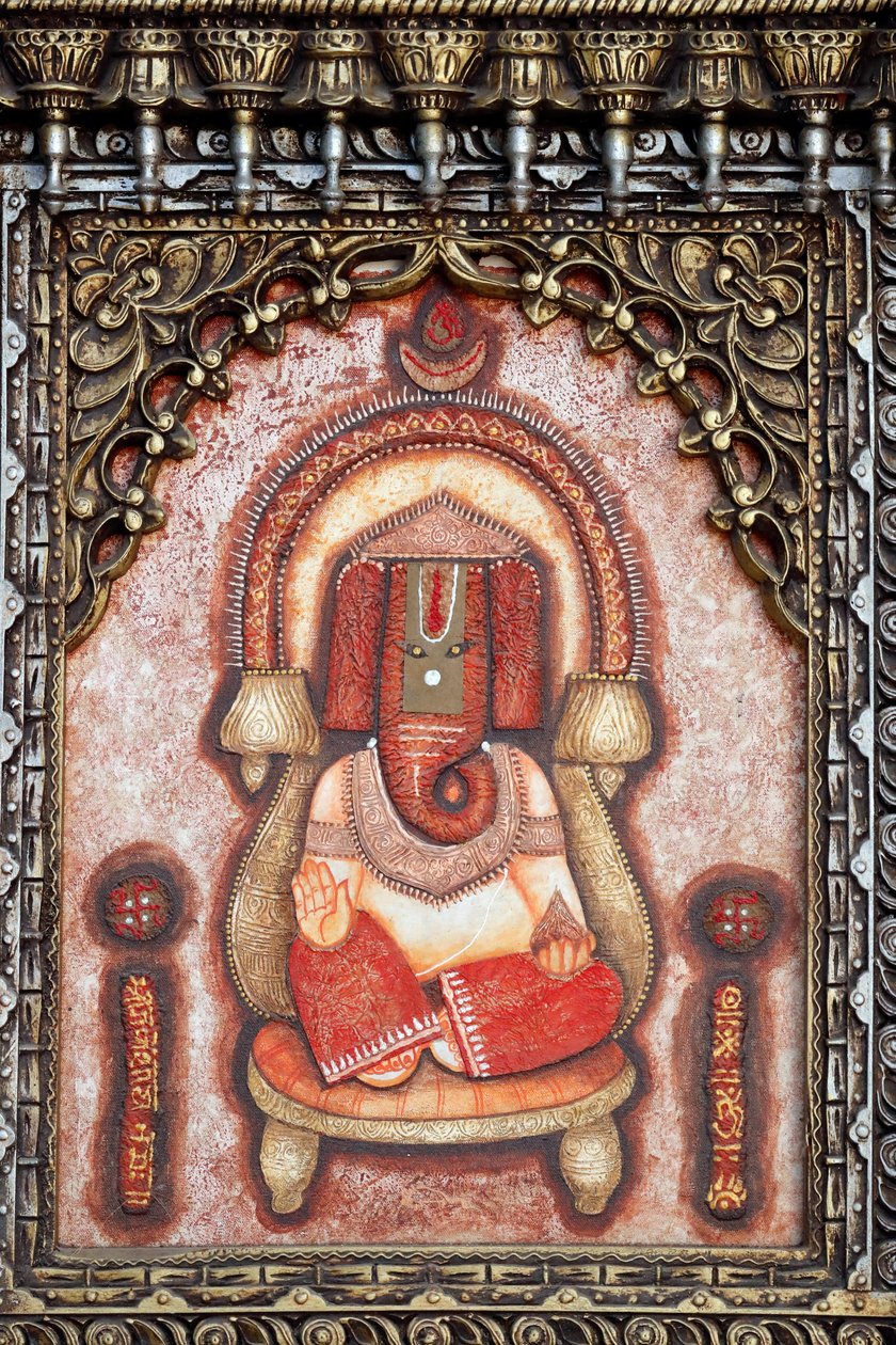 Ganesha tai Ganapati: elefanttipäinen hindujumala. Dubai. Yhdistyneet Arabiemiirikunnat. tekijältä . .