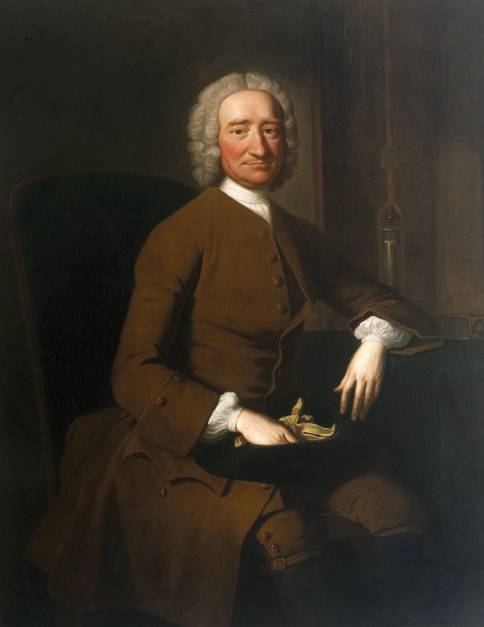 George Graham, kellojen ja instrumenttien valmistaja, n. 1740-luku tekijältä Ferdinand Georg Waldmuller