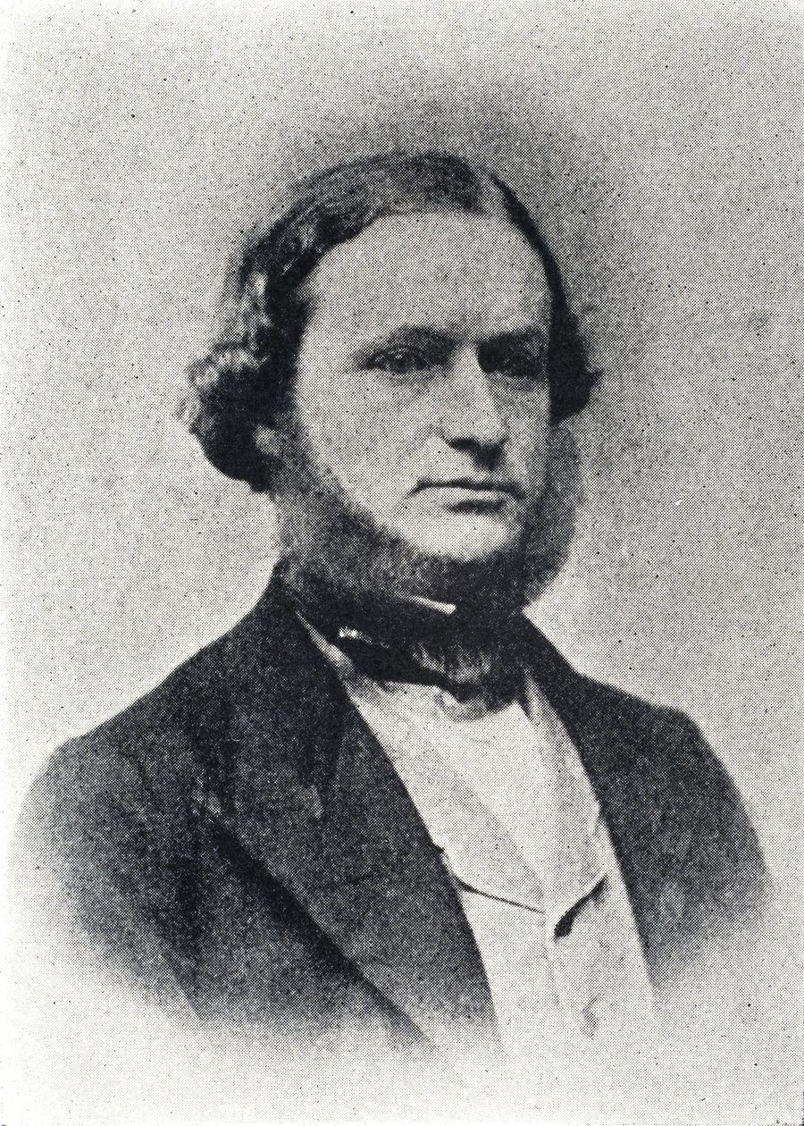 Gustav Kirchhoff, saksalainen fyysikko, n. 1860-luku tekijältä Frederick (attr. to) Barnard