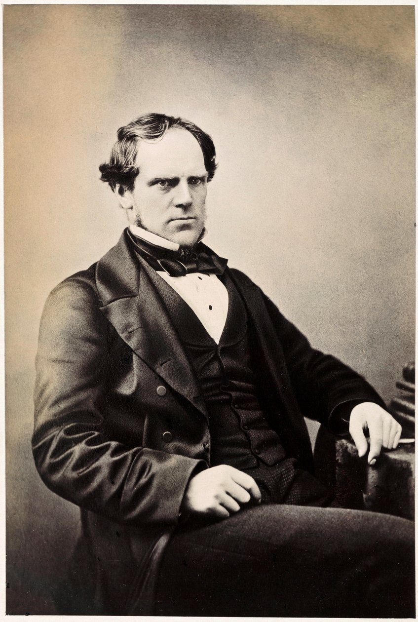 John Ramsbottom, englantilainen rautatieinsinööri, n. 1850 tekijältä Frederick (attr. to) Barnard