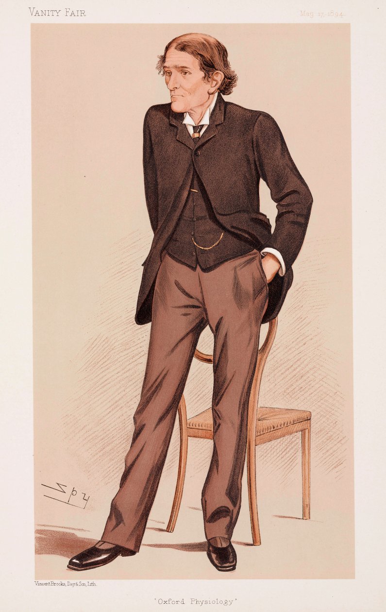 John Scott Burdon Sanderson, brittiläinen fysiologian professori tekijältä Henry Charles Fehr