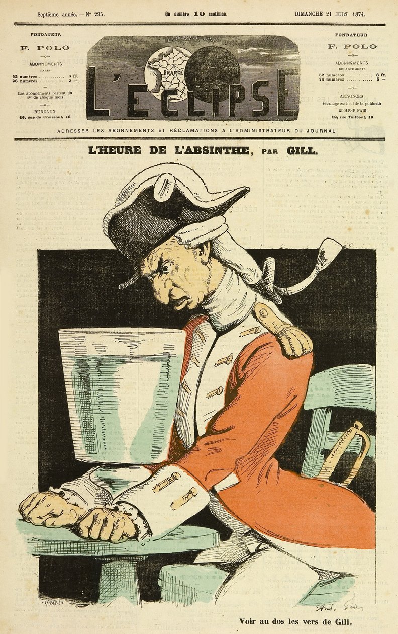 Absinttitunti tekijältä Frederick (attr. to) Barnard