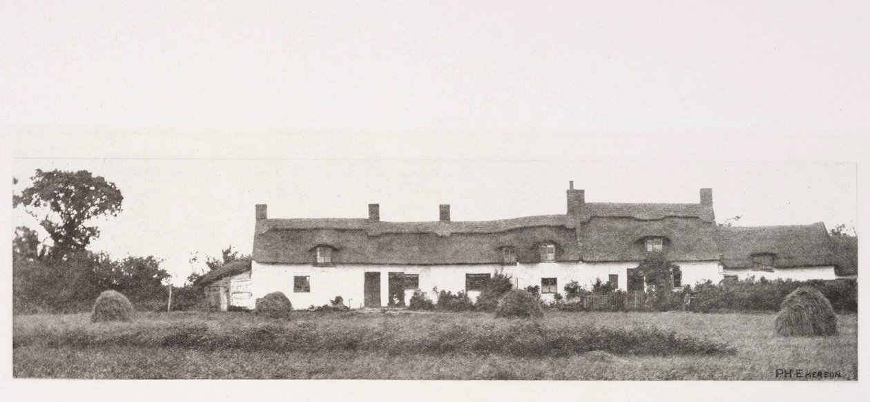 "Norfolk Cottages" tekijältä Frederick (attr. to) Barnard