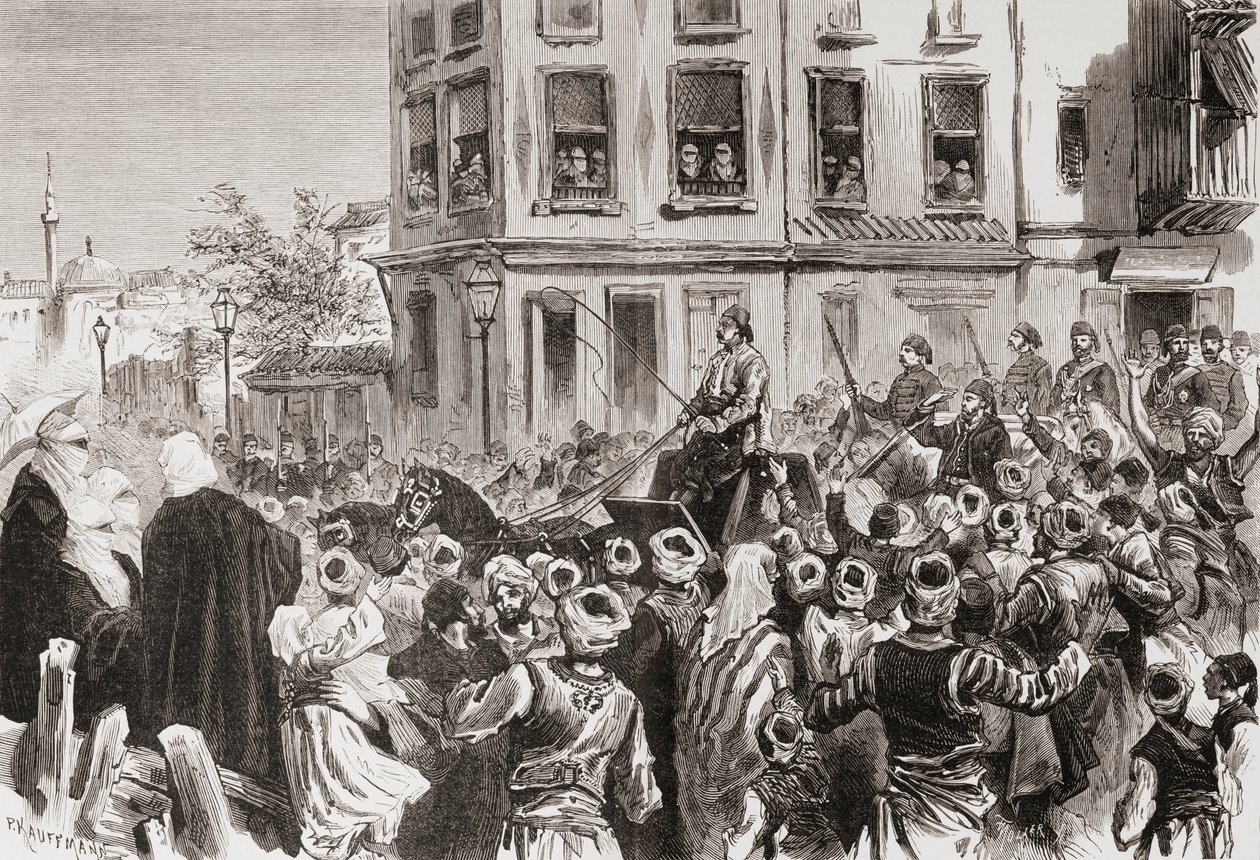 Osman Pasha palaa Konstantinopoliin vuonna 1878 tekijältä . .