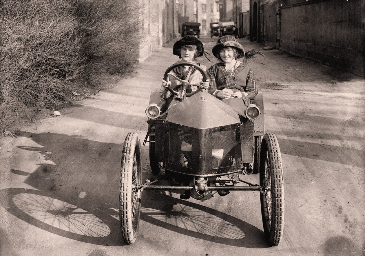 Ajomatkalle, c. 1912 (kuva) tekijältä Frederick (attr. to) Barnard