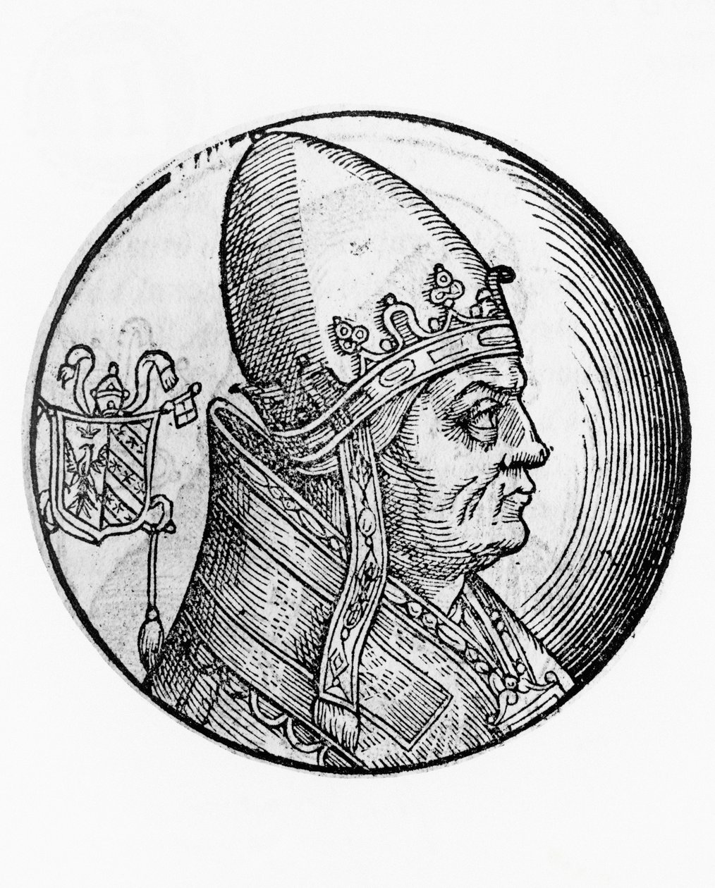 Honorius II:n muotokuva (Lamberto Scannabecchi tekijältä William Walcutt