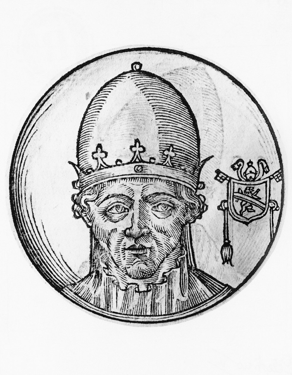 Pyhän Celestine V:n muotokuva (Pietro Angelerio tekijältä William Walcutt