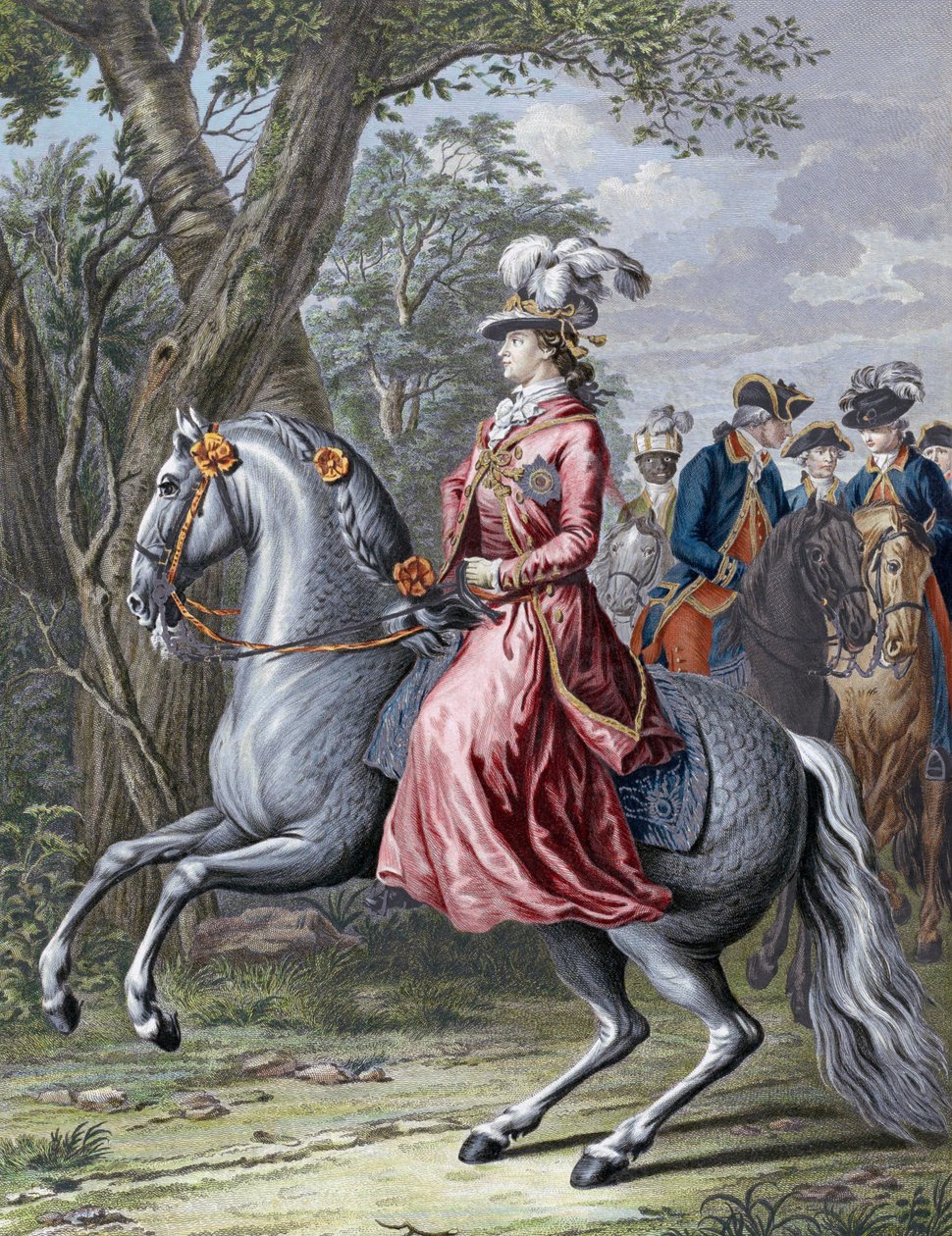 Preussin prinsessa Wilhelmina, Oranssin prinsessa. Muotokuva. tekijältä . .
